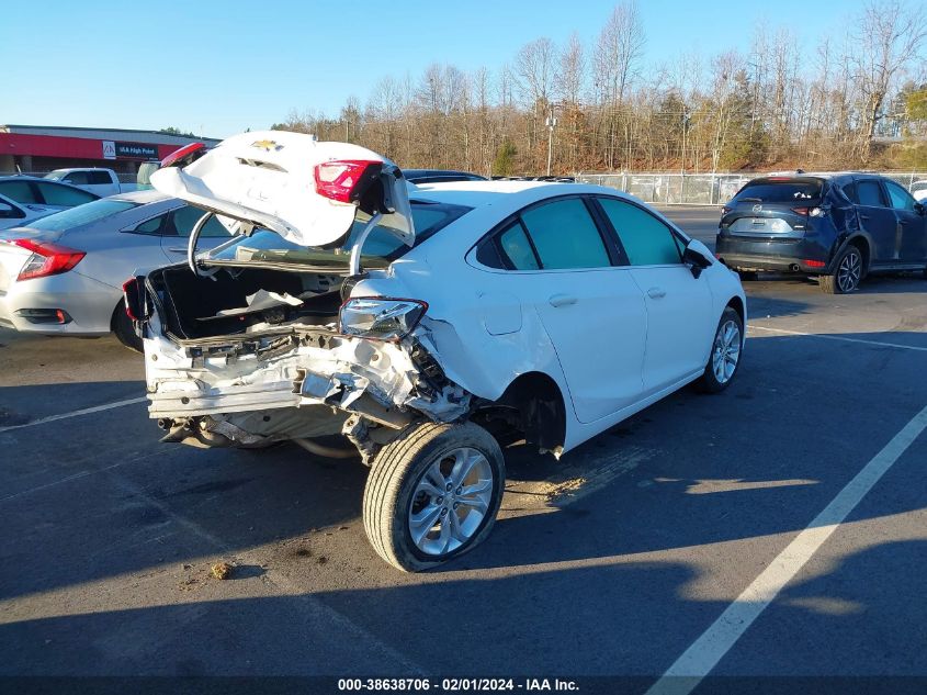 2019 CHEVROLET CRUZE LT - 1G1BE5SM5K7147439