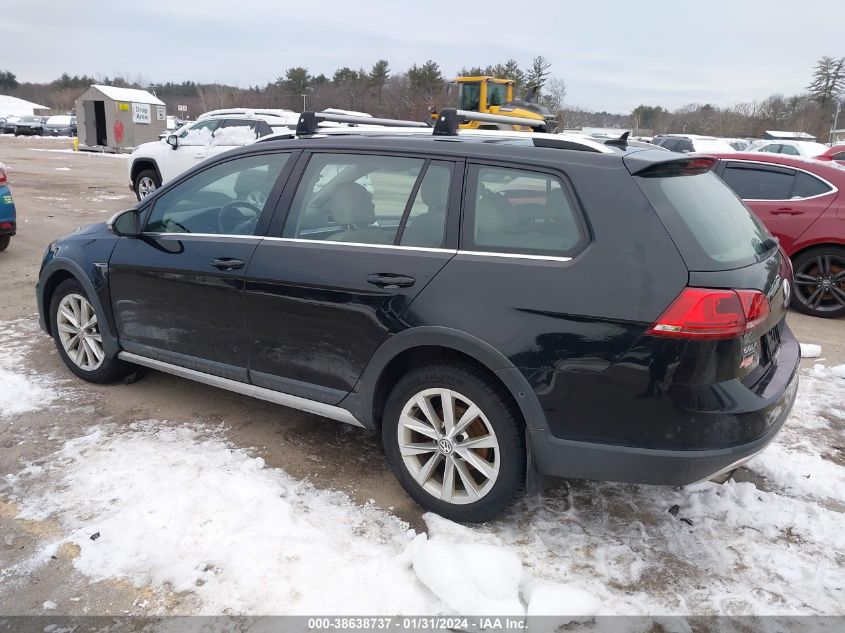 2017 VOLKSWAGEN GOLF ALLTRACK S/SE/SEL - 3VWH17AU0HM538925