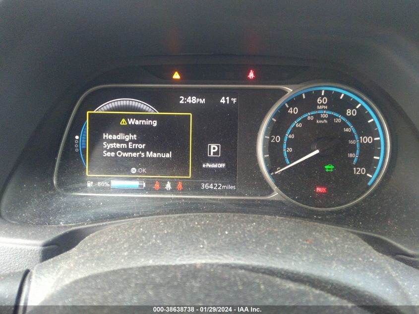 2022 NISSAN LEAF SV PLUS 62 KWH - 1N4BZ1CV9NC562261