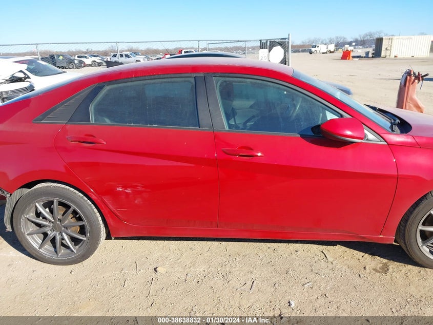 VIN KMHLL4AG1MU102005 2021 HYUNDAI ELANTRA SE
