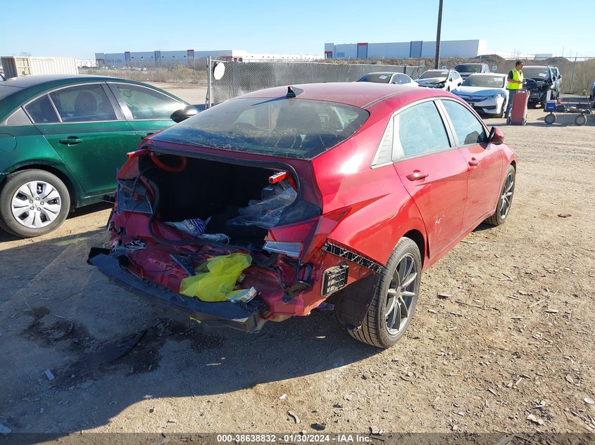 VIN KMHLL4AG1MU102005 2021 HYUNDAI ELANTRA SE
