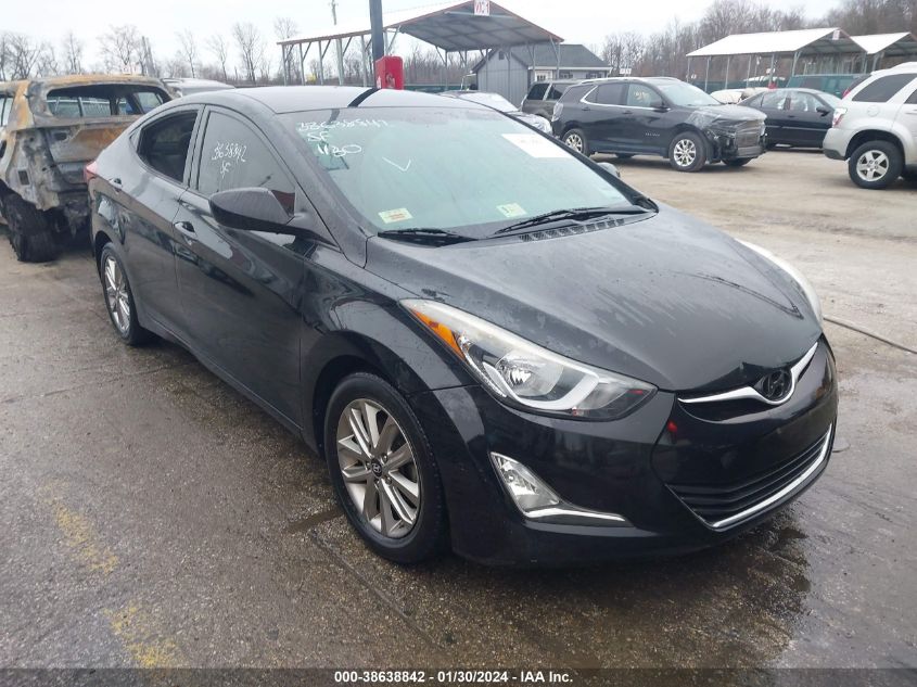 2014 HYUNDAI ELANTRA SE/SPORT/LIMITED - 5NPDH4AE0EH545914