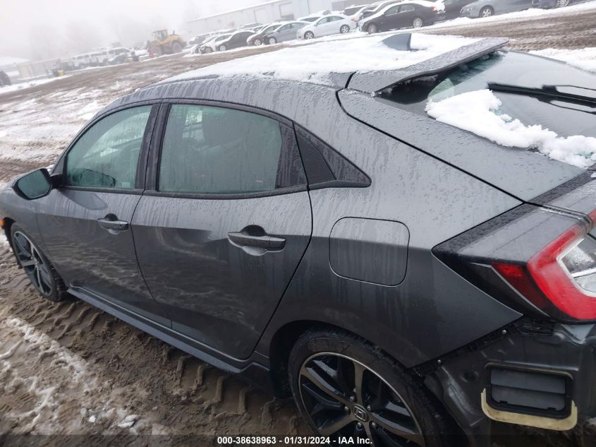 2021 HONDA CIVIC SPORT - SHHFK7H47MU211058