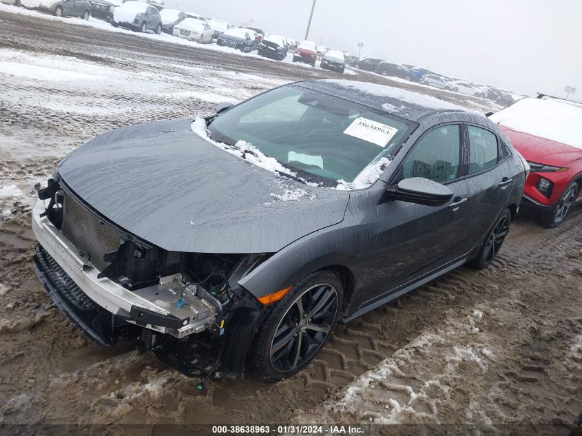 2021 HONDA CIVIC SPORT - SHHFK7H47MU211058