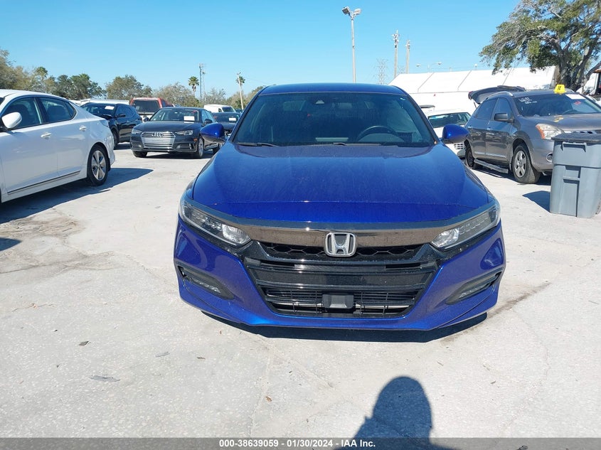 VIN 1HGCV1F39JA021125 2018 HONDA ACCORD SPORT