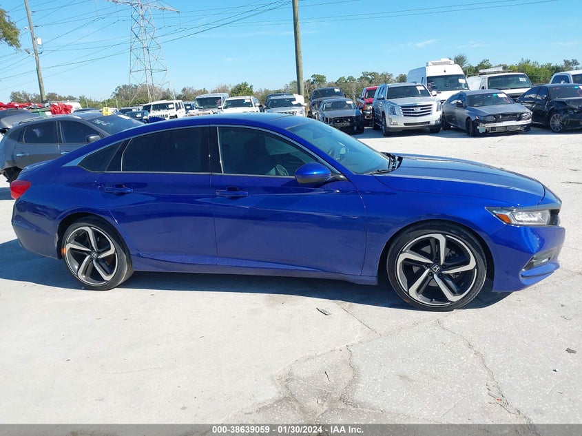VIN 1HGCV1F39JA021125 2018 HONDA ACCORD SPORT
