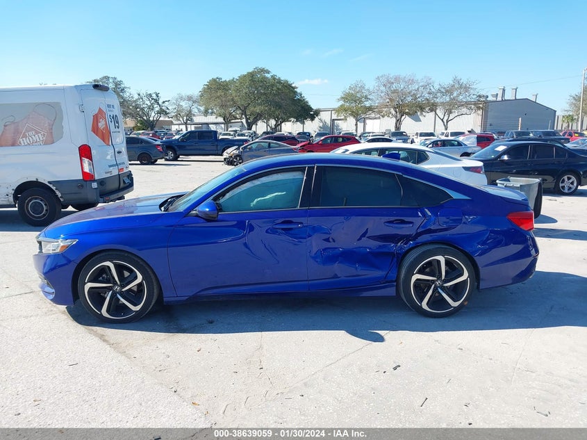 VIN 1HGCV1F39JA021125 2018 HONDA ACCORD SPORT