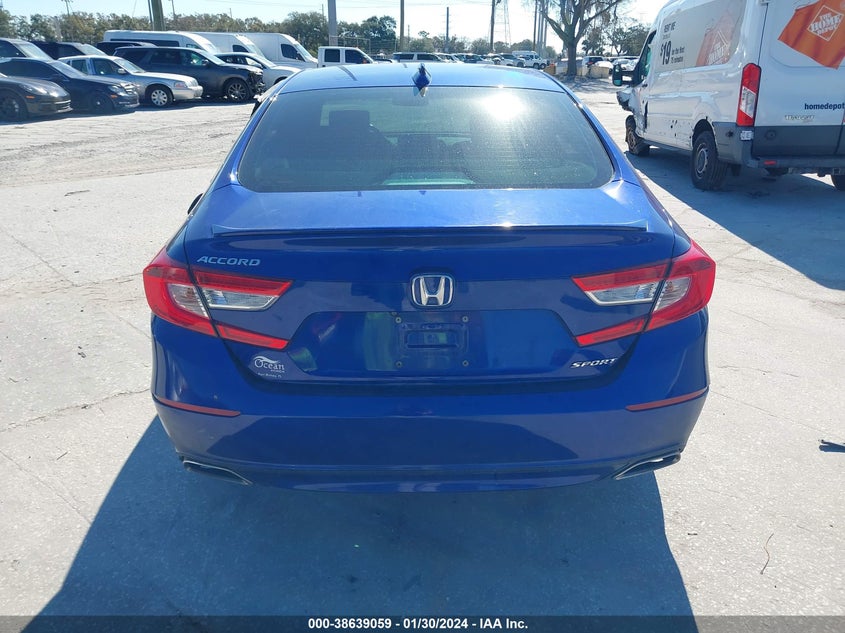 VIN 1HGCV1F39JA021125 2018 HONDA ACCORD SPORT