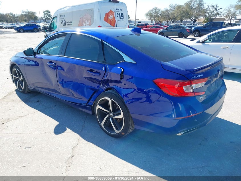 VIN 1HGCV1F39JA021125 2018 HONDA ACCORD SPORT