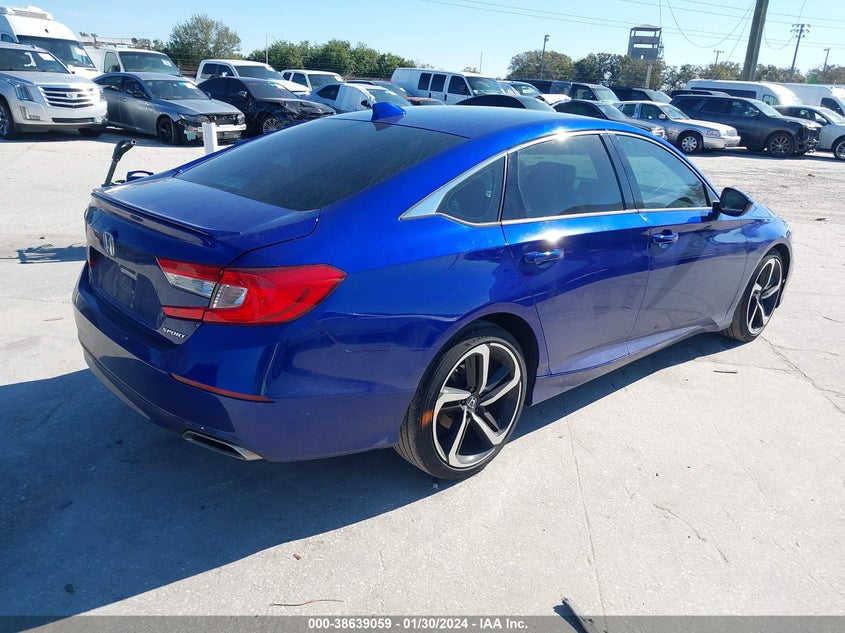 VIN 1HGCV1F39JA021125 2018 HONDA ACCORD SPORT