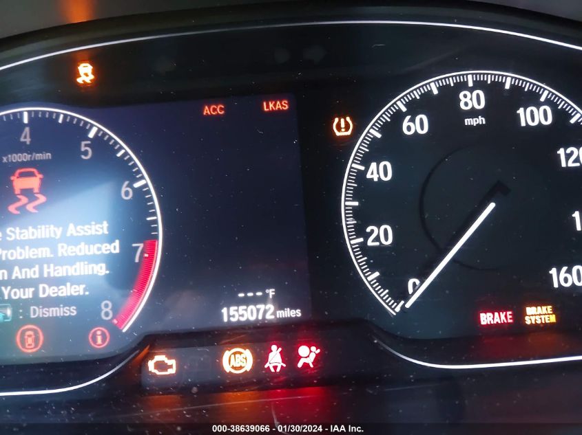 2018 HONDA ACCORD SPORT - 1HGCV2F39JA047438