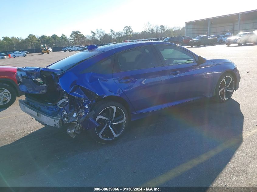 2018 HONDA ACCORD SPORT - 1HGCV2F39JA047438