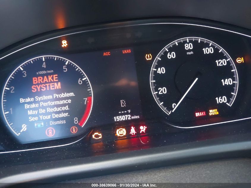 2018 HONDA ACCORD SPORT - 1HGCV2F39JA047438