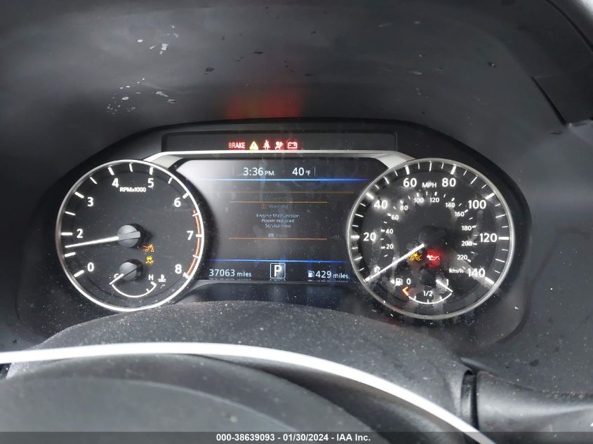 2022 NISSAN ALTIMA SR FWD - 1N4BL4CV3NN364685