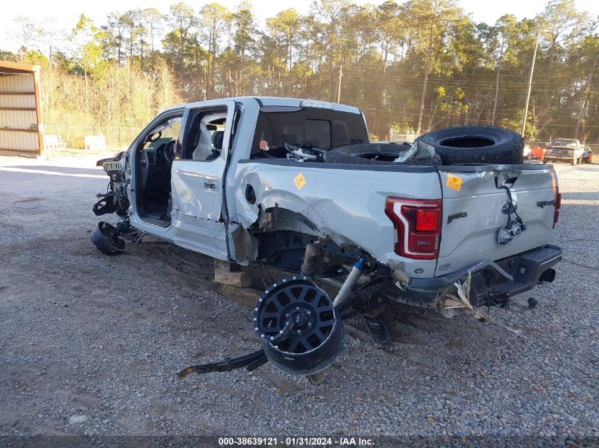 2017 FORD F-150 RAPTOR - 1FTFW1RG4HFC17641