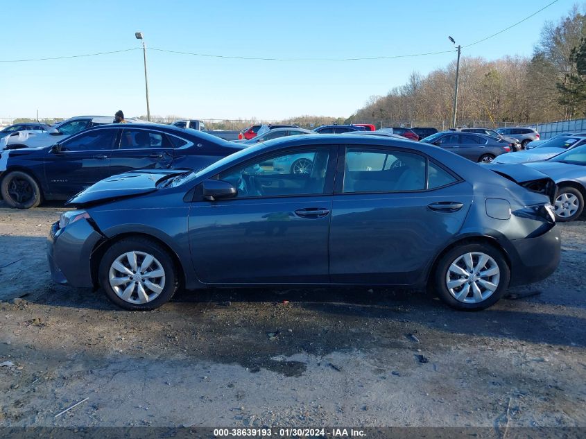 2015 TOYOTA COROLLA LE - 2T1BURHE3FC358273