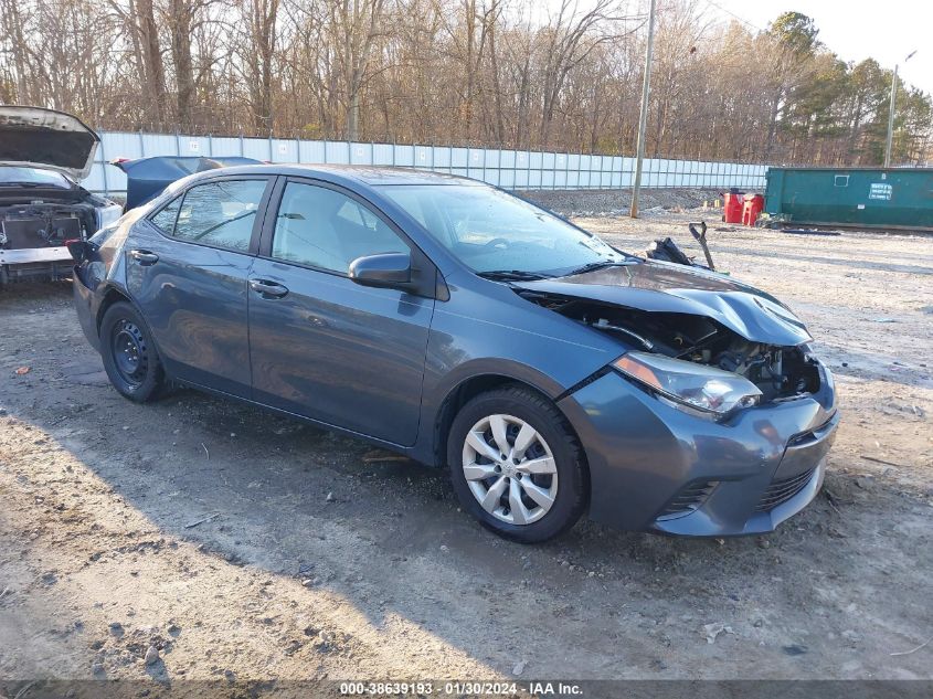 2015 TOYOTA COROLLA LE - 2T1BURHE3FC358273