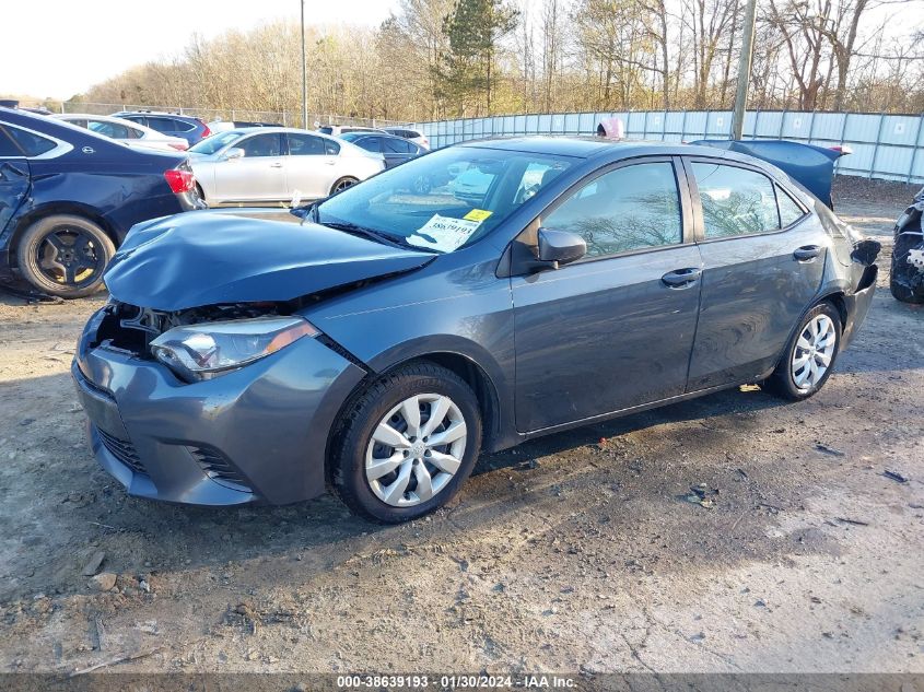 2015 TOYOTA COROLLA LE - 2T1BURHE3FC358273