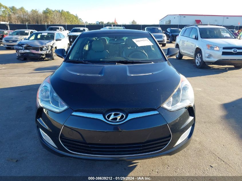 2013 HYUNDAI VELOSTER BASE W/GRAY - KMHTC6ADXDU132945