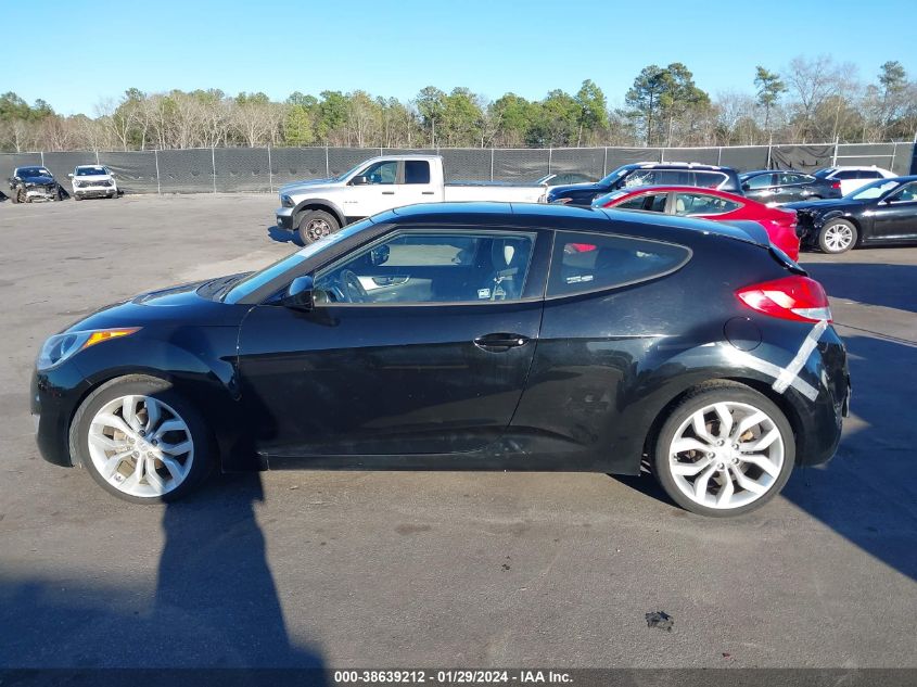 2013 HYUNDAI VELOSTER BASE W/GRAY - KMHTC6ADXDU132945