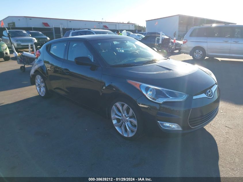 2013 HYUNDAI VELOSTER BASE W/GRAY - KMHTC6ADXDU132945