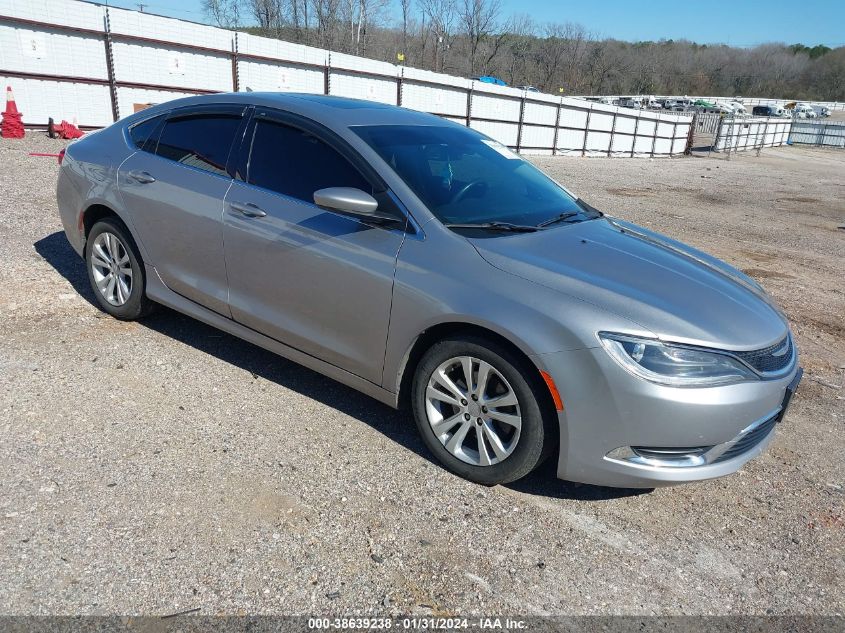 Lot #2539240548 2016 CHRYSLER 200 LIMITED salvage car