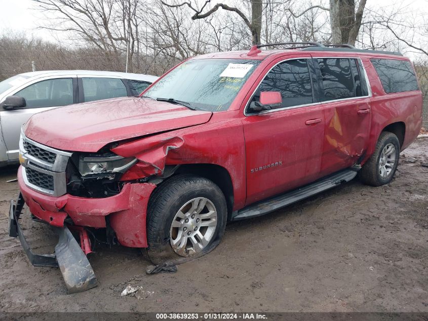 2015 CHEVROLET SUBURBAN 1500 LT - 1GNSKJKC1FR520476