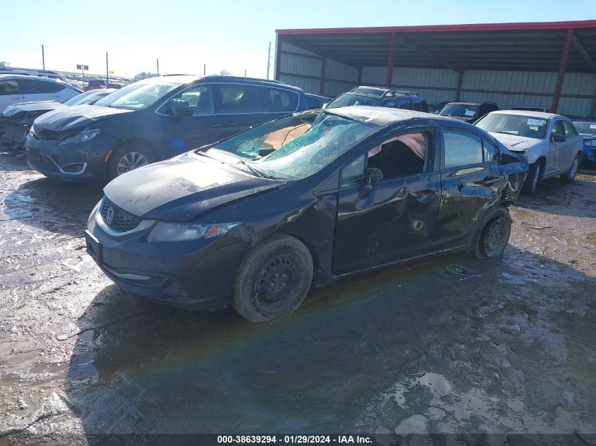 2014 HONDA CIVIC LX - 2HGFB2F57EH516766