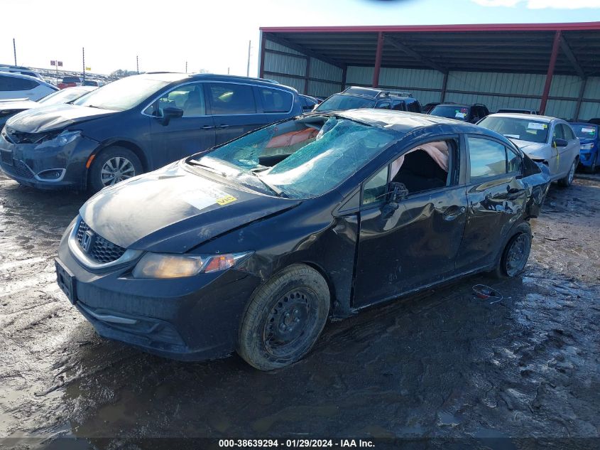 2014 HONDA CIVIC LX - 2HGFB2F57EH516766