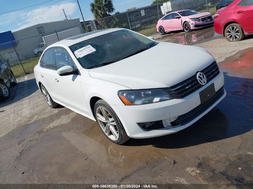 2014 VOLKSWAGEN PASSAT SE - 1VWBT7A36EC039132