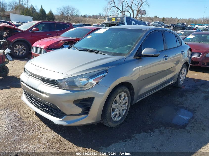 2022 KIA RIO S - 3KPA24AD3NE439988