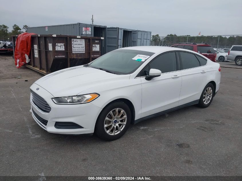 2015 FORD FUSION S - 3FA6P0G70FR219502