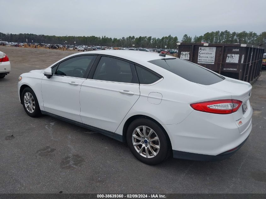 2015 FORD FUSION S - 3FA6P0G70FR219502