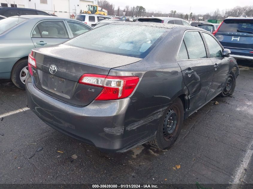 2013 TOYOTA CAMRY LE - 4T4BF1FKXDR281276