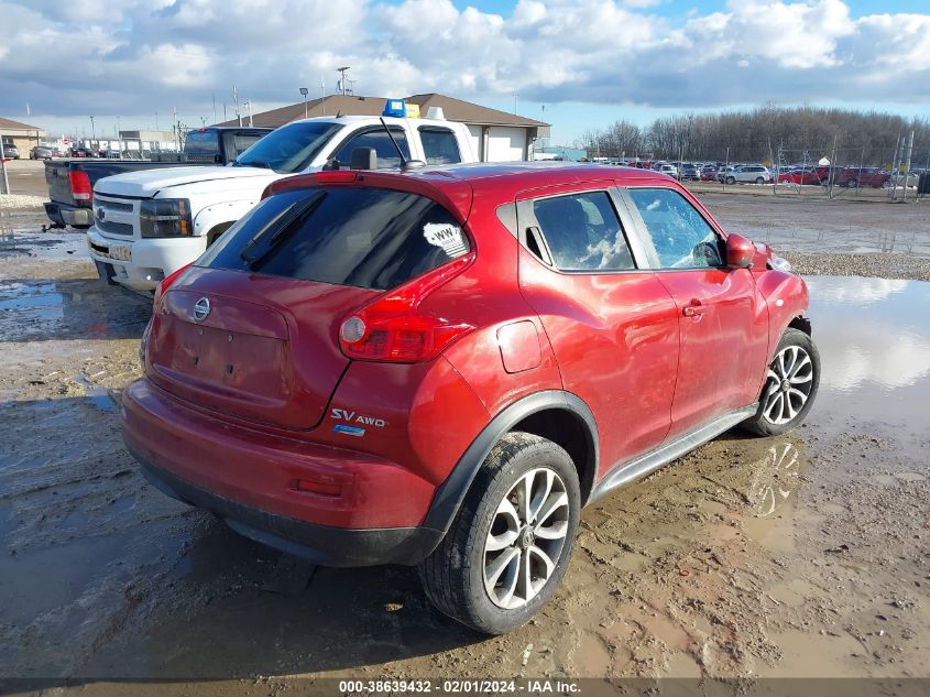 2013 NISSAN JUKE S/SV/SL - JN8AF5MV4DT213001