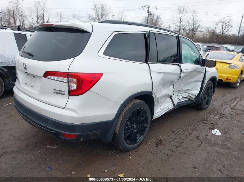 2021 HONDA PILOT SE - 5FNYF6H26MB074007