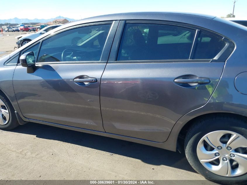 2014 HONDA CIVIC LX - 19XFB2F57EE005696