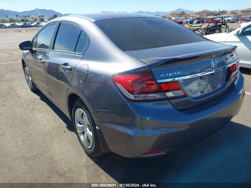 2014 HONDA CIVIC LX - 19XFB2F57EE005696