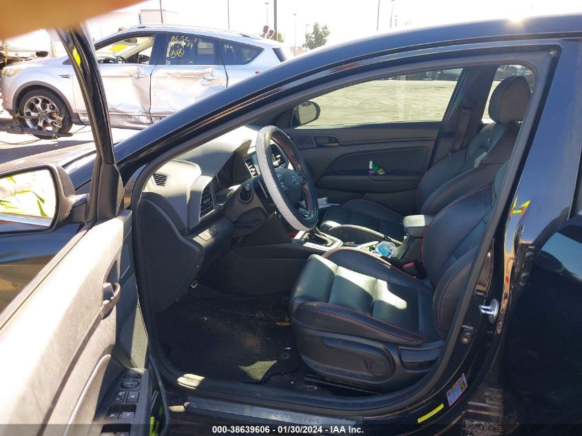 2019 HYUNDAI ELANTRA SPORT - KMHD04LB8KU813082