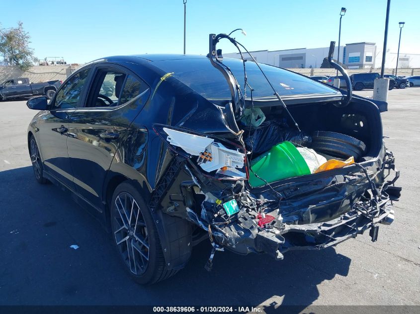 2019 HYUNDAI ELANTRA SPORT - KMHD04LB8KU813082