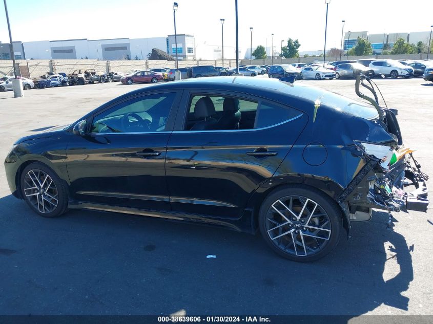 2019 HYUNDAI ELANTRA SPORT - KMHD04LB8KU813082