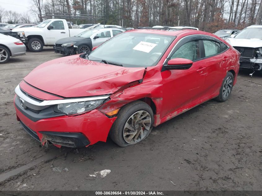 2018 HONDA CIVIC EX - 2HGFC2F71JH506033