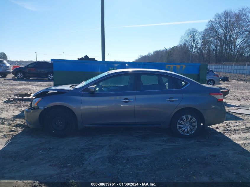 2015 NISSAN SENTRA S/SV/SR/SL - 3N1AB7AP8FY370388