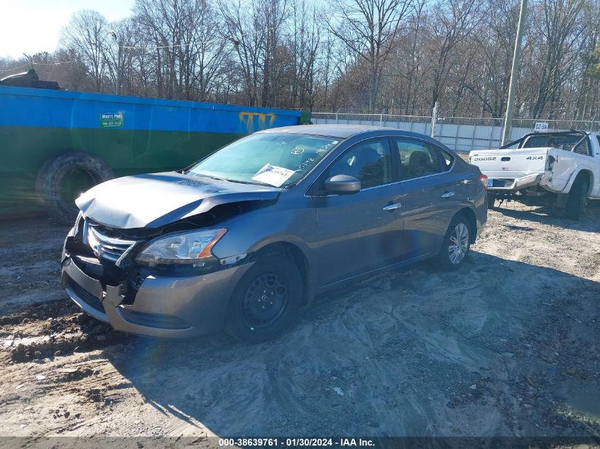 2015 NISSAN SENTRA S/SV/SR/SL - 3N1AB7AP8FY370388