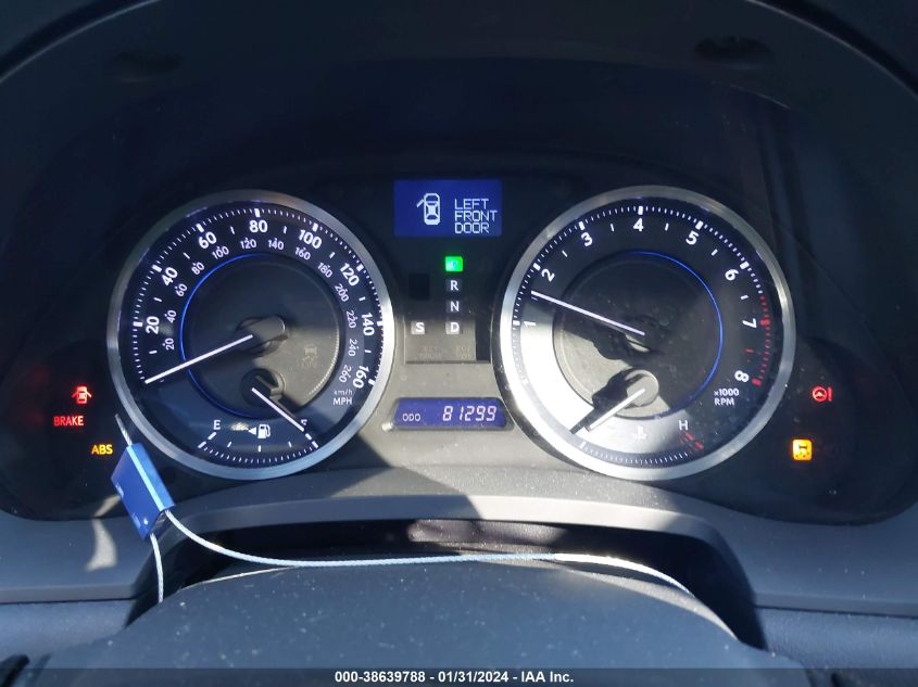 2013 LEXUS IS 250 - JTHBF5C23D5190224