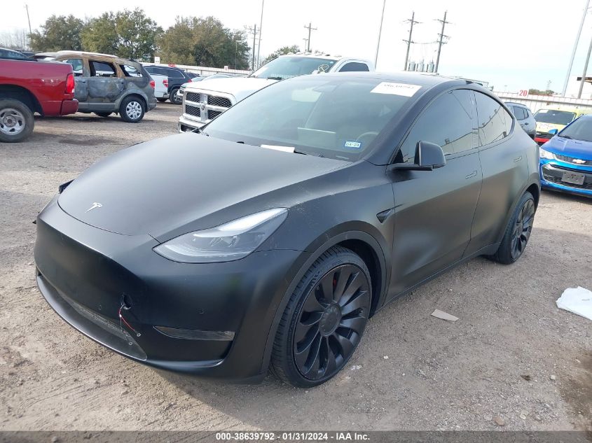 2022 TESLA MODEL Y - 7SAYGDEF3NF393202