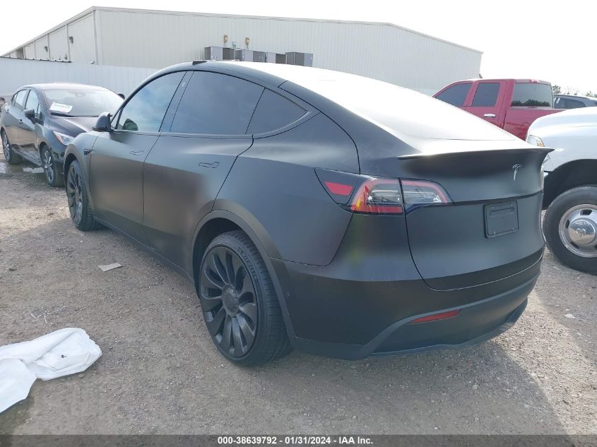 2022 TESLA MODEL Y - 7SAYGDEF3NF393202