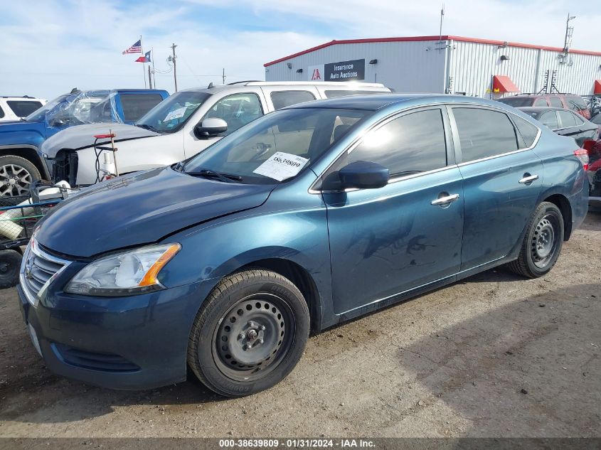 2014 NISSAN SENTRA SV - 3N1AB7AP1EY327848