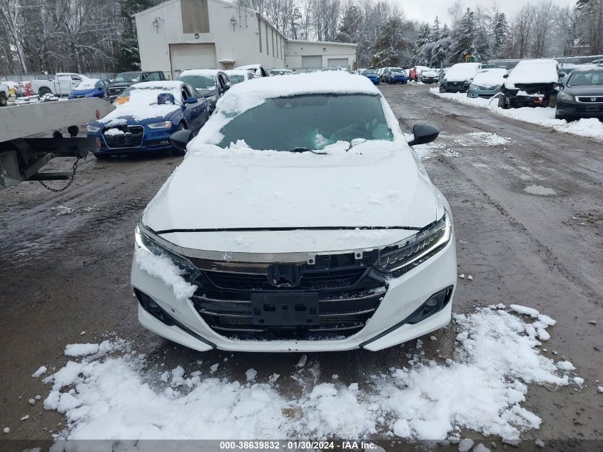 2021 HONDA ACCORD SPORT - 1HGCV1F33MA019973