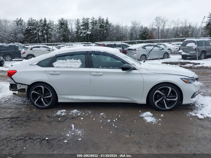 2021 HONDA ACCORD SPORT - 1HGCV1F33MA019973